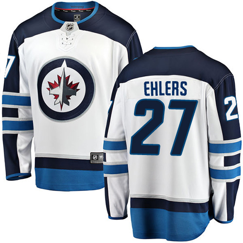 Herren Winnipeg Jets Eishockey Trikot Nikolaj Ehlers #27 Breakaway Weiß Fanatics Branded Auswärts